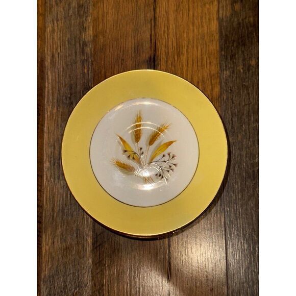 Set of 6 Century Service Autumn Gold Saucers - Picture 2 of 6